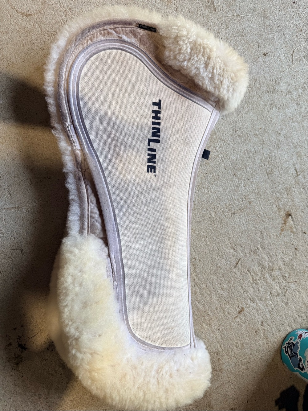 Thinline Shimmable Full Sheepskin Half Pad - M